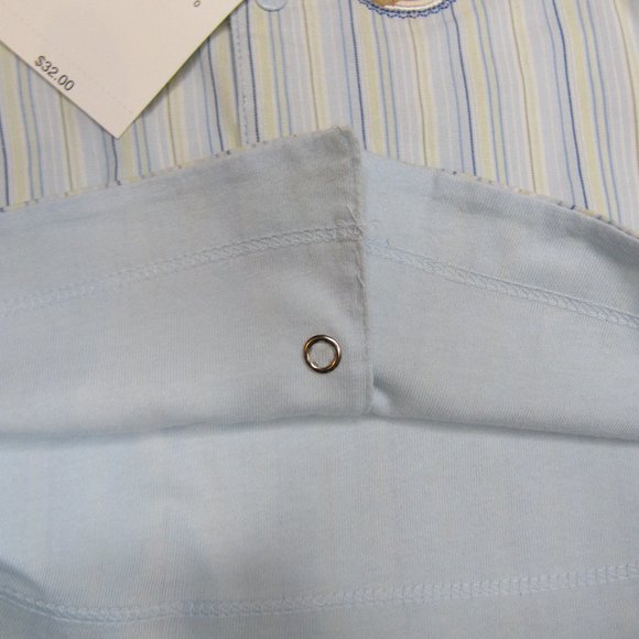 Little Me baby boys 2 piece blue striped bear knit outfit size 9 months - Picture 4 of 8